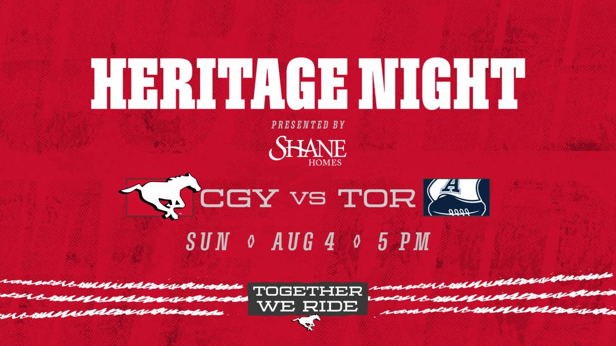 Calgary Stampeders vs Toronto Argonauts – Heritage Night - image