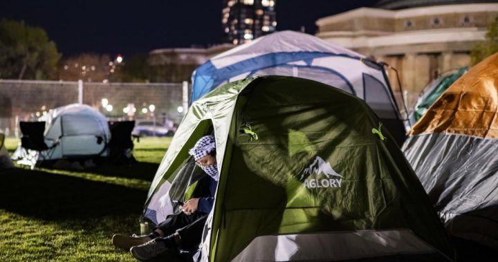Пропалестинският лагер остава в Университета на Торонто въпреки опасенията за безопасност