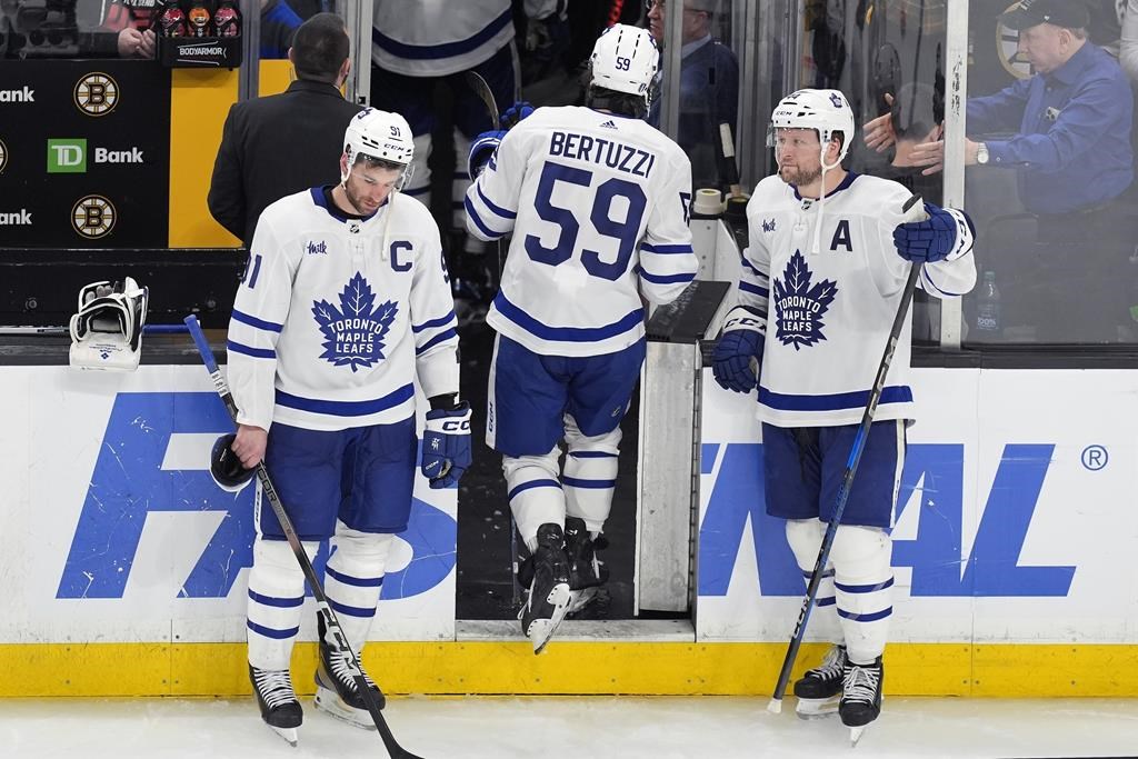 Leafs ousted after 2-1 Game 7 OT loss to Bruins