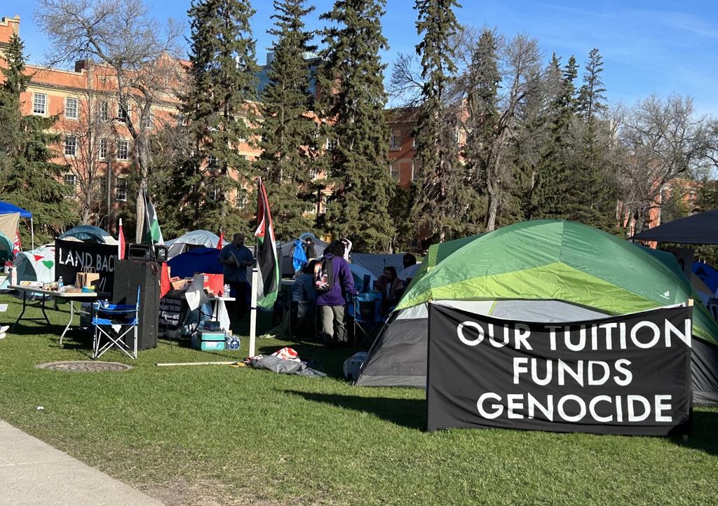 Pro-Palestinian encampment at University of Alberta dismantled by Edmonton police