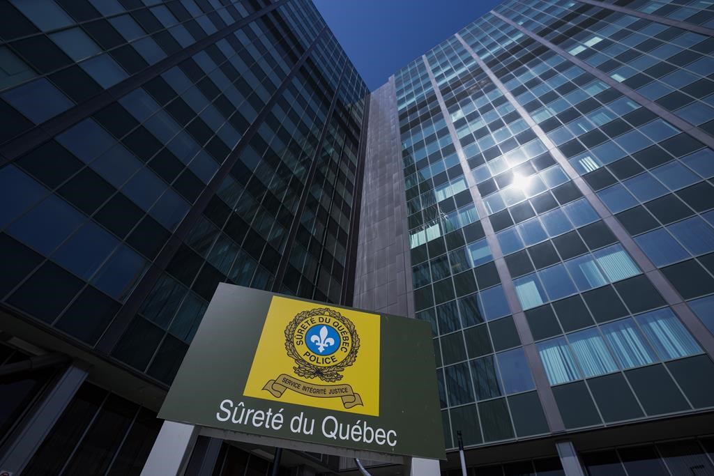 A 60-year-old man has been charged with second-degree murder in the death of his 34-year-old daughter in Ormstown, southwest of Montreal. Quebec provincial police headquarters is seen on Monday, May 29, 2023, in Montreal. THE CANADIAN PRESS/Christinne Muschi.