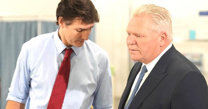 Премиерът на Онтарио Дъг Форд поиска от федералното правителство да