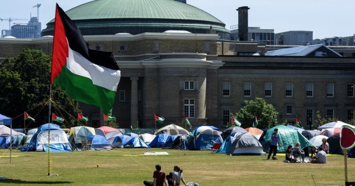 Полицията в Торонто казва, че законът за нарушаване на границите не дава правомощия за освобождаване от лагера