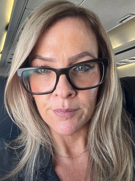 Teresa Norris poses in this undated handout photo. Teresa Norris, president of the Montreal-based organization HPV Global Action, walked reporters through her Healthy Relationships 101 presentation in an effort to provide context for the talk’s opening slide, which New Brunswick Premier Blaine Higgs shared on social media and deemed “clearly inappropriate.”