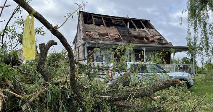 „Един гараж изчезна“: Торнадо докосна югозападен Квебек