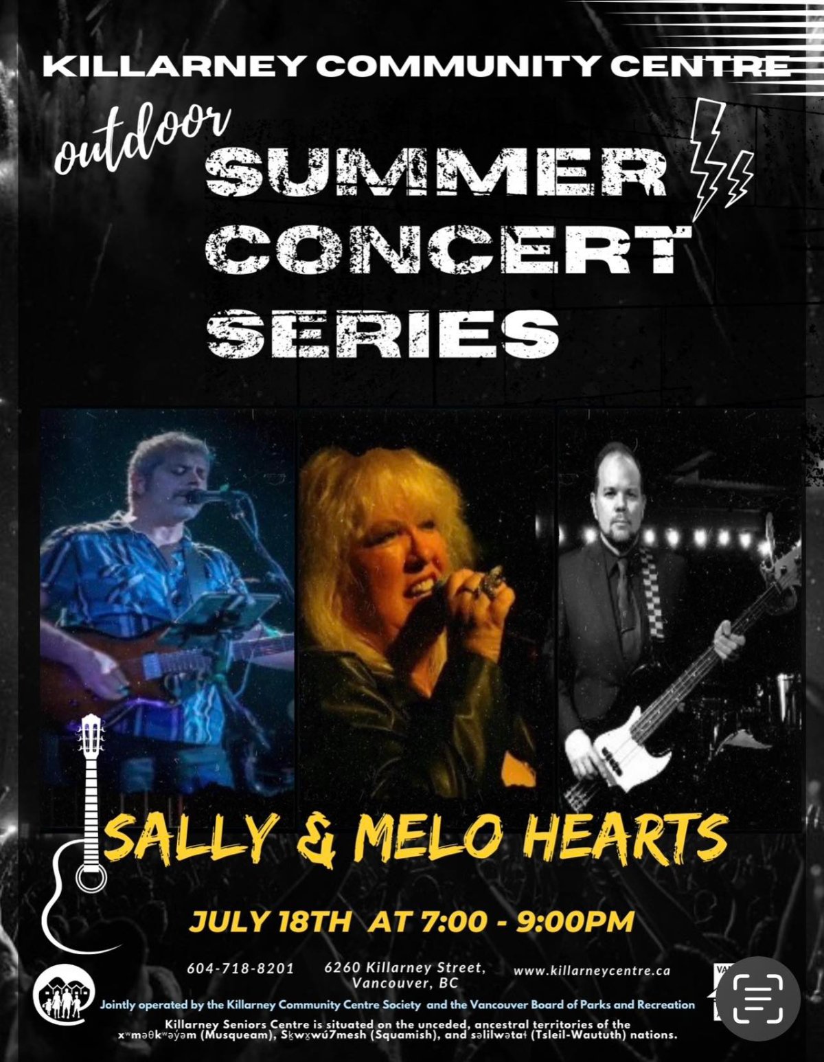 2nd Annual Killarney Community Centre Outdoor Summer Concert Series – - image