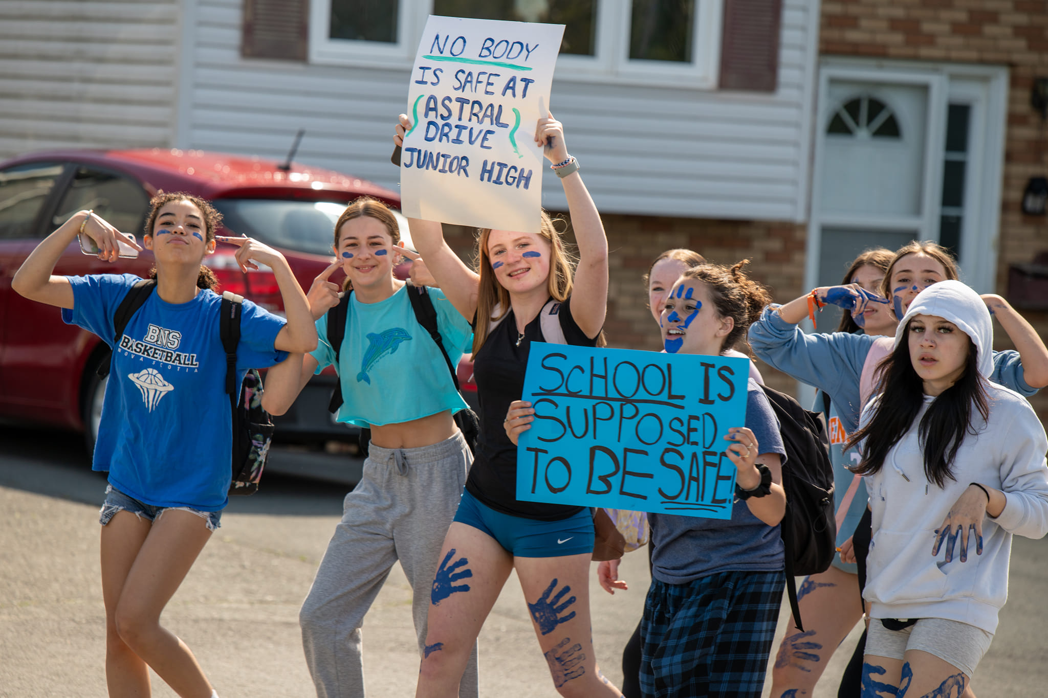 School violence: Halifax-area students stage walkout, demand better safety