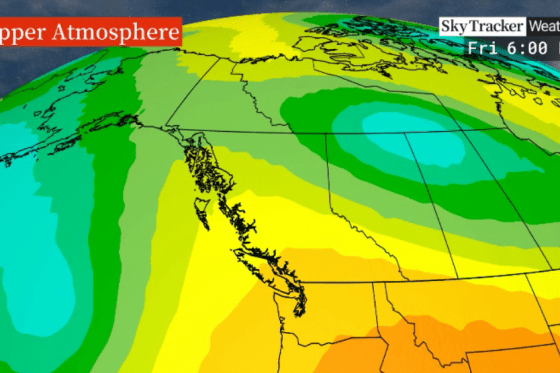 A ridge of high pressure brings a big warm-up to the Okanagan through the first week of June.