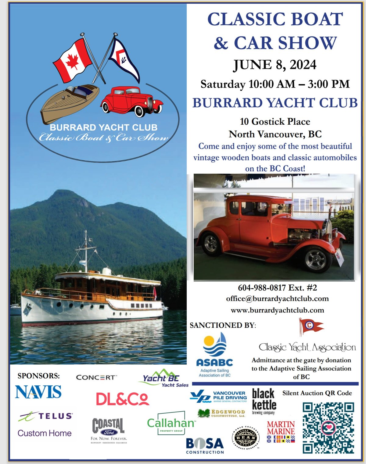 Burrard Yacht Club Classic Boat and Car Show - image