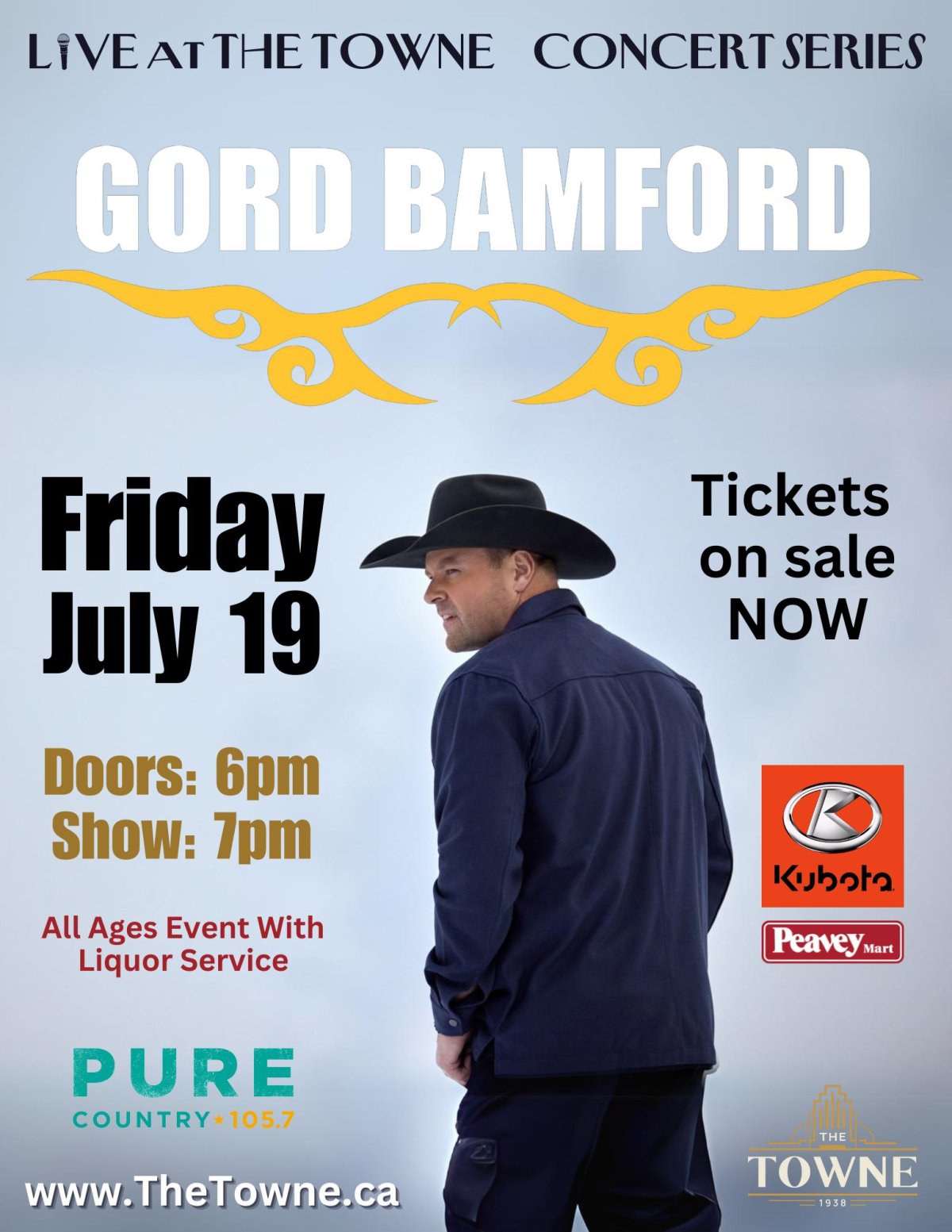Gord Bamford: Live at The Towne in Vernon - image