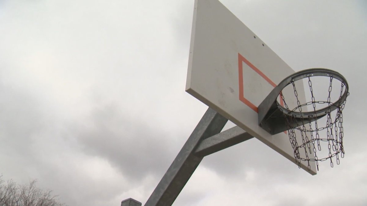Buckets and Borders have worked on a number of projects in Regina, including the courts behind Sheldon Williams Collegiate and Scott Collegiate.