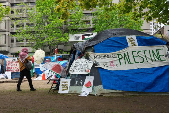 McGill encampment: Quebec judge denies injunction request to dismantle site