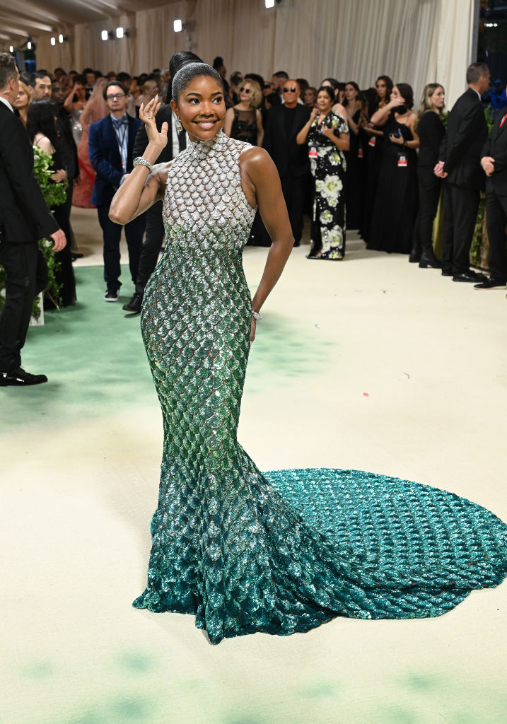 Gabrielle Union at the 2024 Met Gala: "Sleeping Beauties: Reawakening Fashion" held at The Metropolitan Museum of Art on May 6, 2024 in New York City.