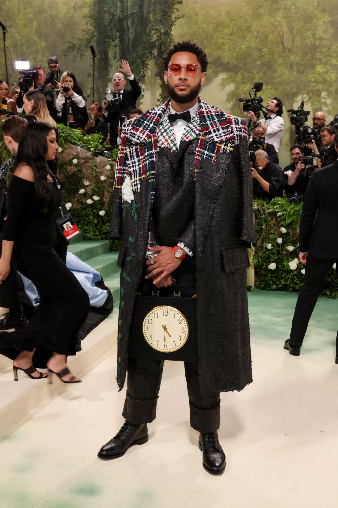Ben Simmons attends The 2024 Met Gala Celebrating "Sleeping Beauties: Reawakening Fashion" at The Metropolitan Museum of Art on May 06, 2024 in New York City.