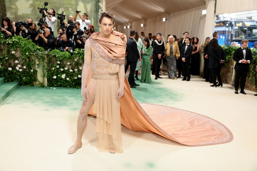 Gustav Magnar Witzøe attends The 2024 Met Gala Celebrating "Sleeping Beauties: Reawakening Fashion" at The Metropolitan Museum of Art on May 06, 2024 in New York City.