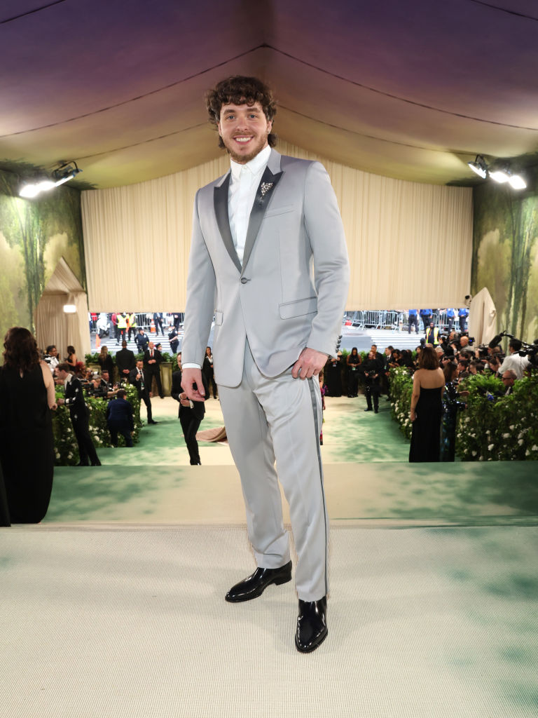 Jack Harlow attends The 2024 Met Gala Celebrating "Sleeping Beauties: Reawakening Fashion" at The Metropolitan Museum of Art on May 06, 2024 in New York City.