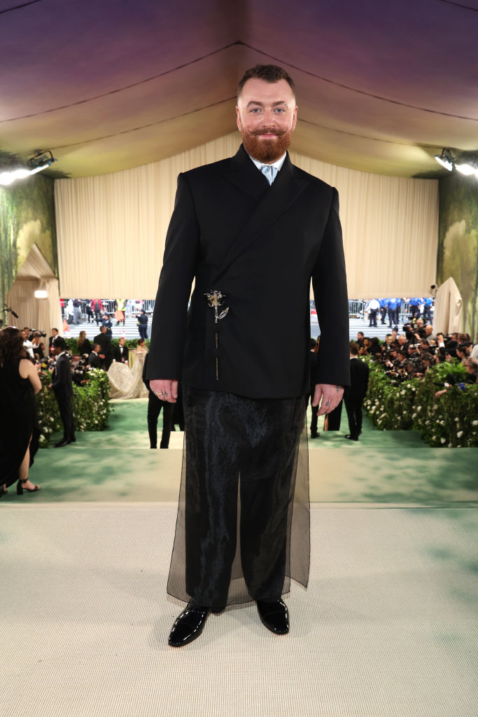 Sam Smith attends The 2024 Met Gala Celebrating "Sleeping Beauties: Reawakening Fashion" at The Metropolitan Museum of Art on May 06, 2024 in New York City.