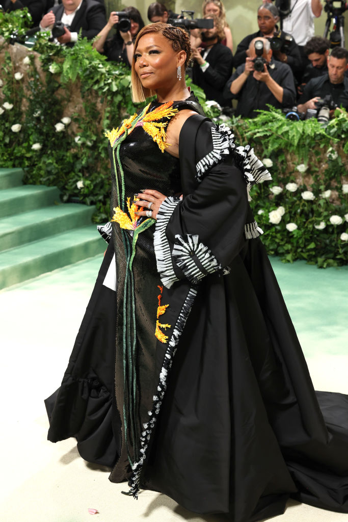 Queen Latifah attends The 2024 Met Gala Celebrating "Sleeping Beauties: Reawakening Fashion" at The Metropolitan Museum of Art on May 06, 2024 in New York City.