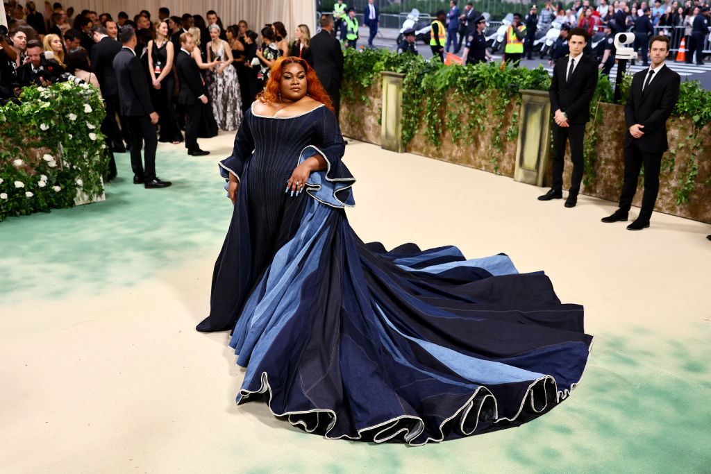 Da'Vine Joy Randolph attends The 2024 Met Gala Celebrating "Sleeping Beauties: Reawakening Fashion" at The Metropolitan Museum of Art on May 06, 2024 in New York City.