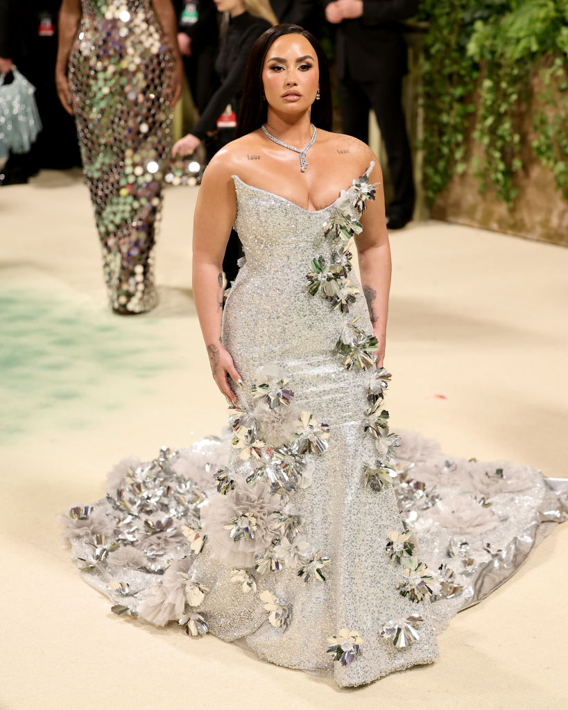 Demi Lovato attends The 2024 Met Gala Celebrating "Sleeping Beauties: Reawakening Fashion" at The Metropolitan Museum of Art on May 06, 2024 in New York City.