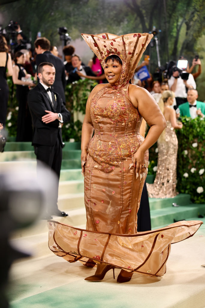 Lizzo attends The 2024 Met Gala Celebrating "Sleeping Beauties: Reawakening Fashion" at The Metropolitan Museum of Art on May 06, 2024 in New York City.