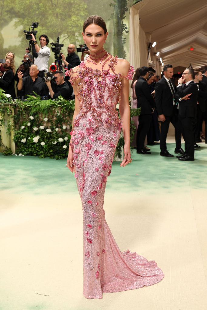 Karlie Kloss attends The 2024 Met Gala Celebrating "Sleeping Beauties: Reawakening Fashion" at The Metropolitan Museum of Art on May 06, 2024 in New York City.