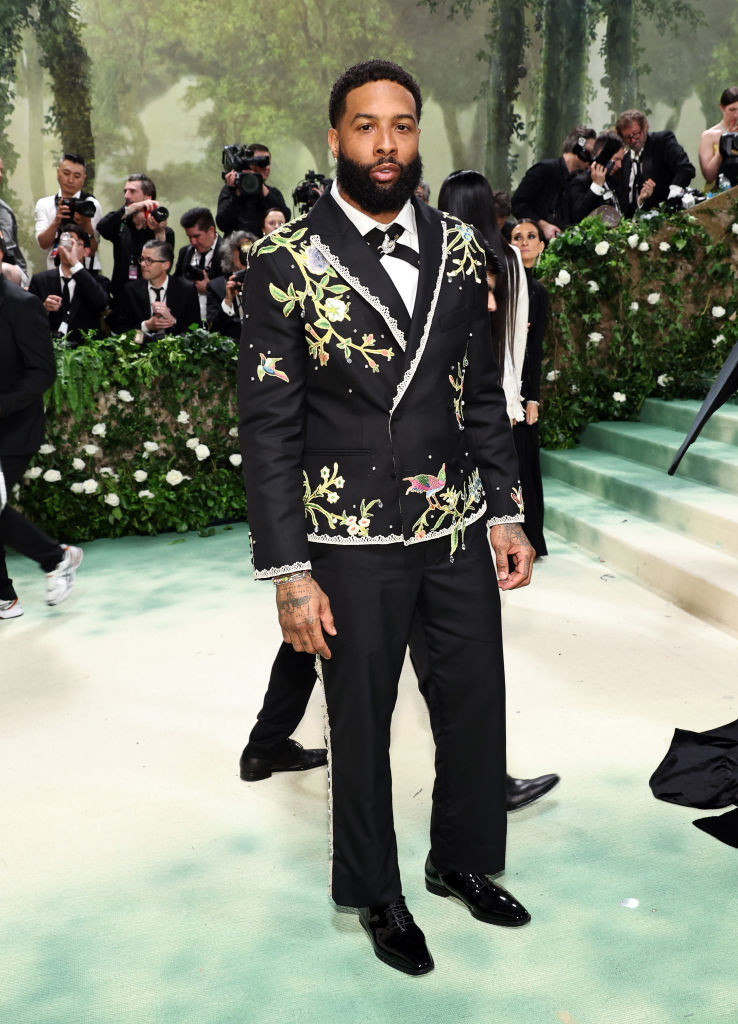 Odell Beckham Jr. attends The 2024 Met Gala Celebrating "Sleeping Beauties: Reawakening Fashion" at The Metropolitan Museum of Art on May 06, 2024 in New York City.