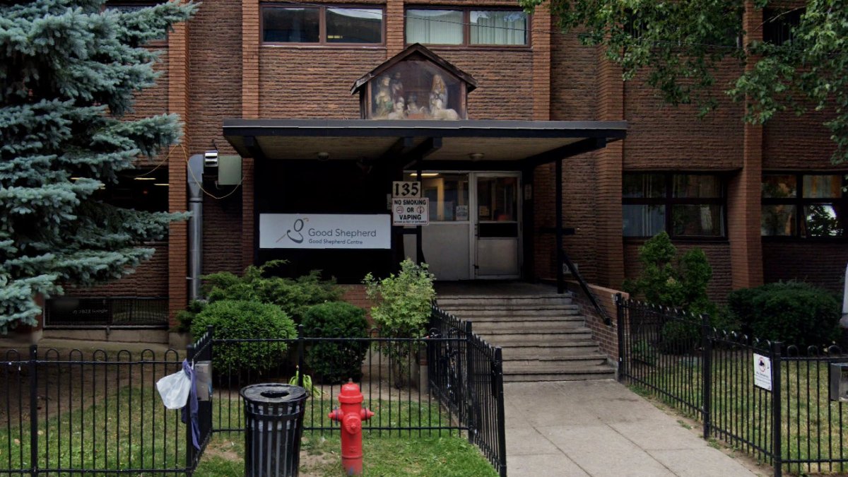 A 2022 photo of the Good Shepherd Centre shelter at 135 Mary Street in Hamilton, Ont.