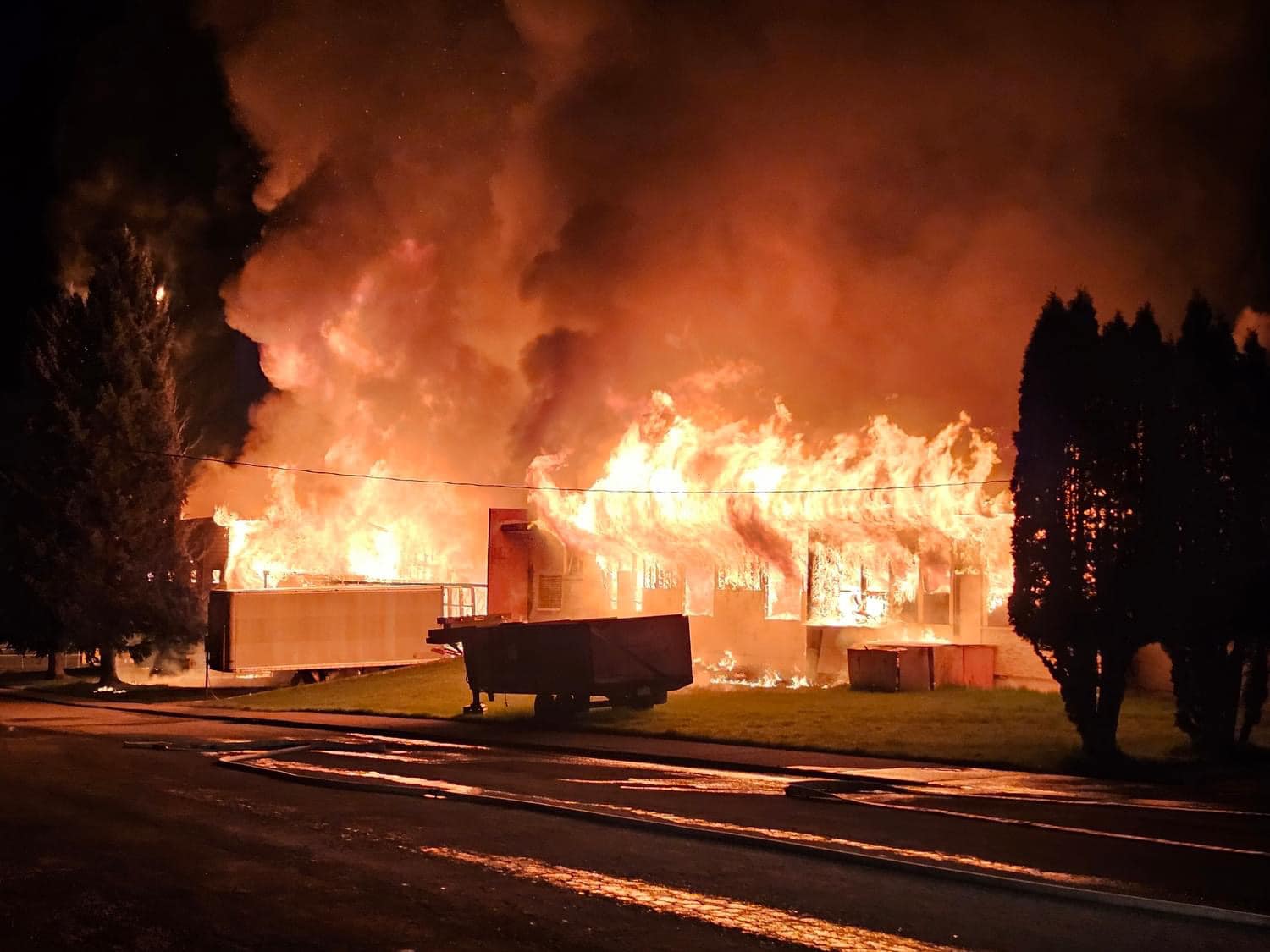 Century-old church, former school destroyed by fire in Greenwood, B.C.