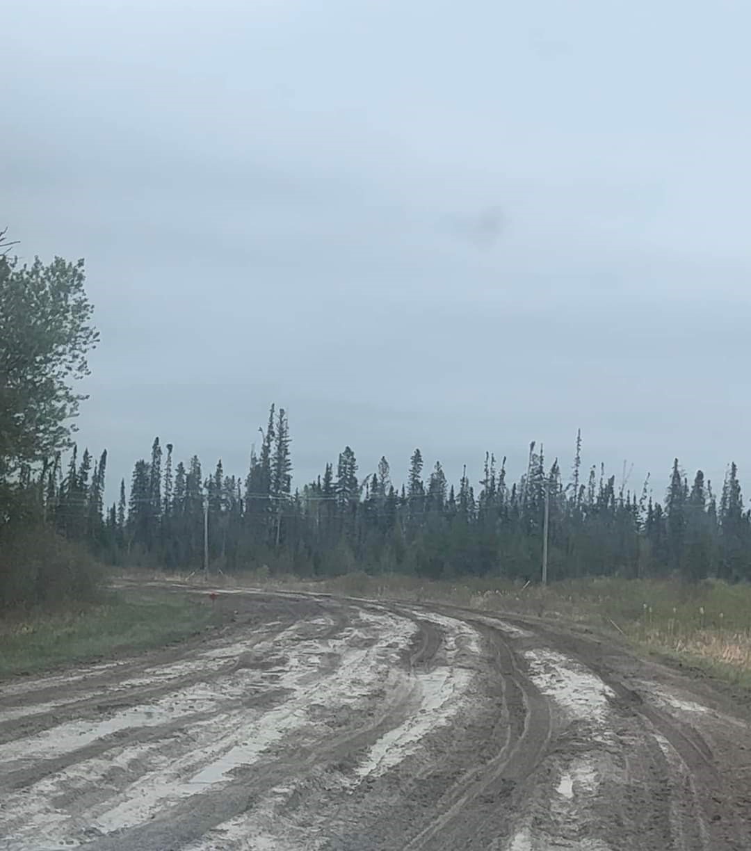 Cumberland House leadership says the road needs to be built up for proper drainage.