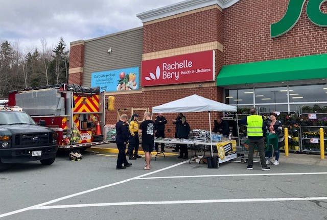 The information event, dubbed ‘Wildfire Community Preparedness Day’ was held outside a Sobeys in Fall River, N.S., on Saturday.