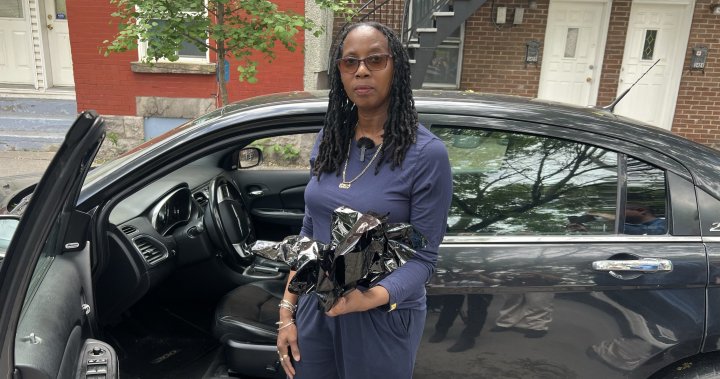 Чернокожа жена казва, че полицията в Монреал я е „унижавала“, казали ѝ да изстърже оттенъците на колата с монети
