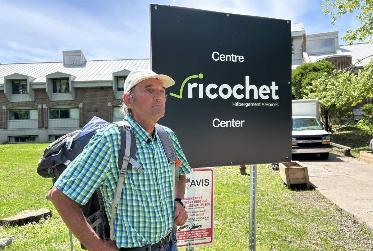 Louis Rouillard has been living at the Ricochet emergency overnight shelter for two years. He will be forced to return living on the streets of Montreal as the service closes its doors with no immediate relocation planned.