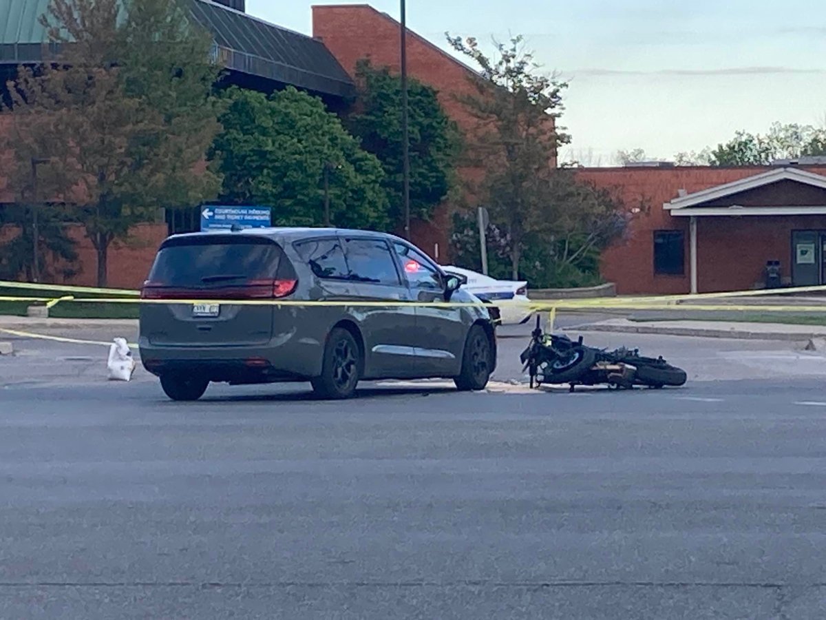 A fatal crash involving a motorcycle has been reported in Mississauga.