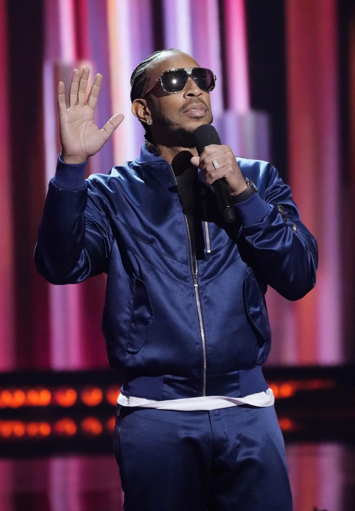 Host Ludacris addresses the audience during the iHeartRadio Music Awards, Monday, April 1, 2024, at the Dolby Theatre in Los Angeles.