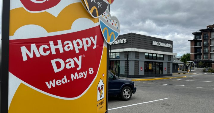 30-ти годишен McHappy Day: Подкрепа на B.C. семейства с болни деца