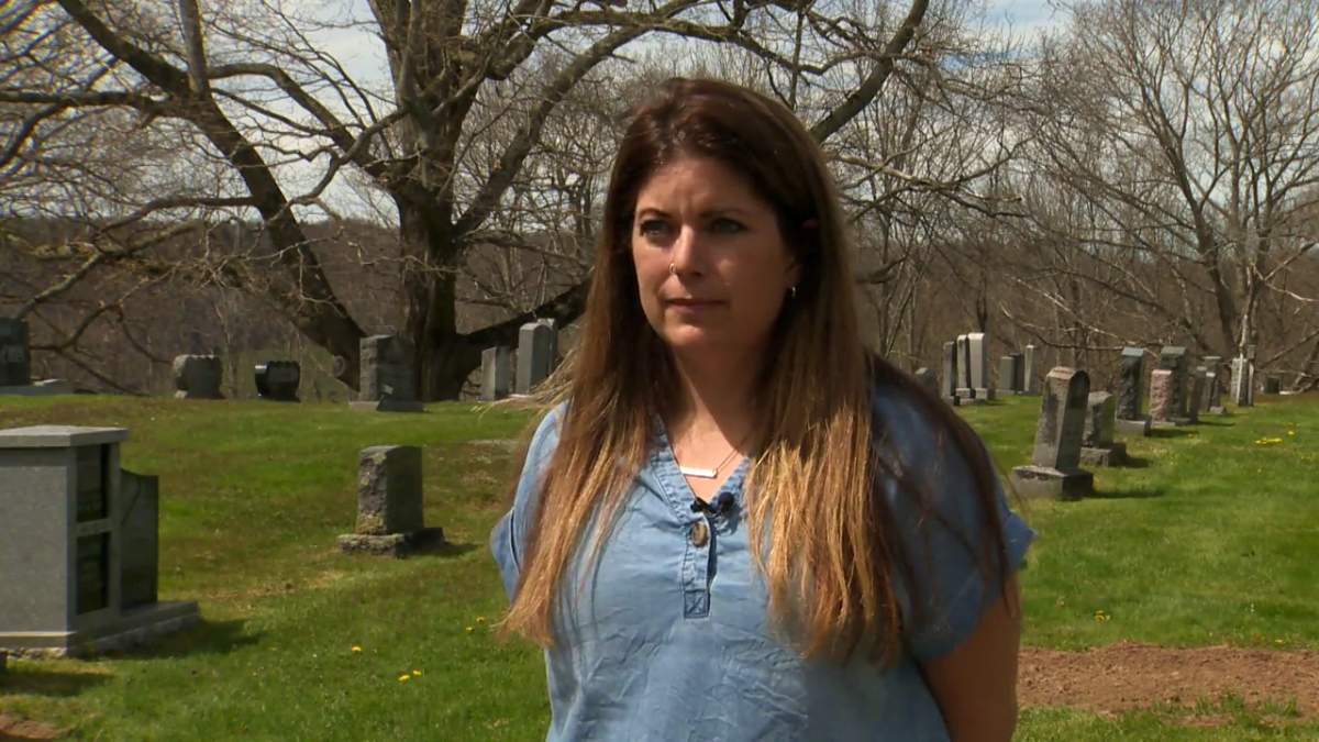 Melissa Eye says an irreplaceable glass top bought by her late mother-in-law was destroyed in the cleanup.