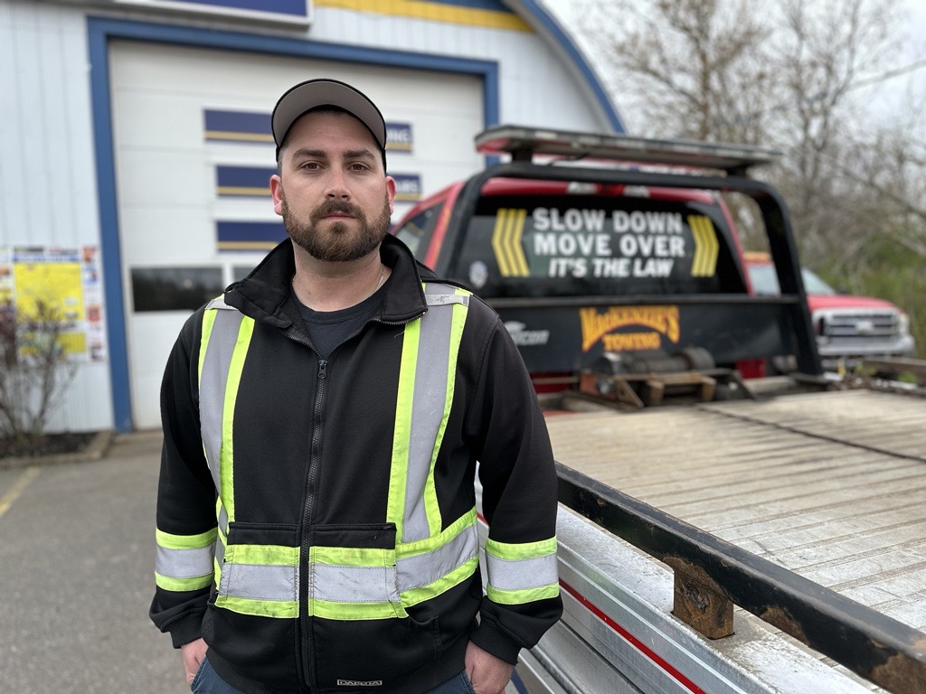 Andrew Peterson says drivers tend to not notice flashing yellow lights as much as red or blue ones from police and ambulances.