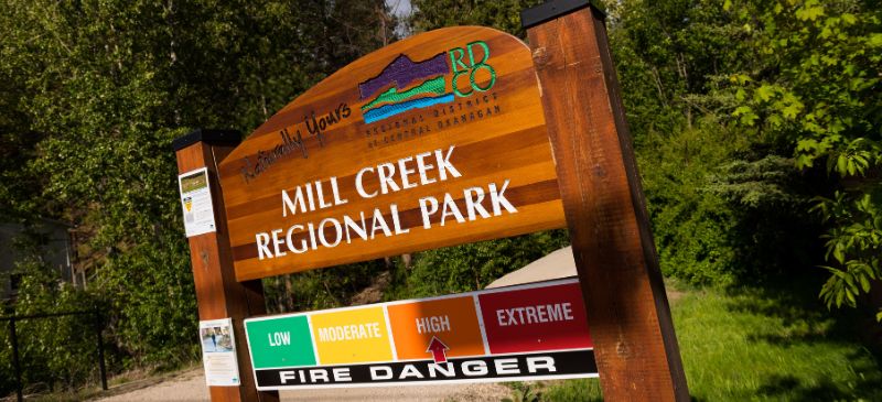 Оценката на опасност от пожар във всички регионални паркове в