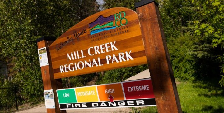 Оценката на опасност от пожар във всички регионални паркове в