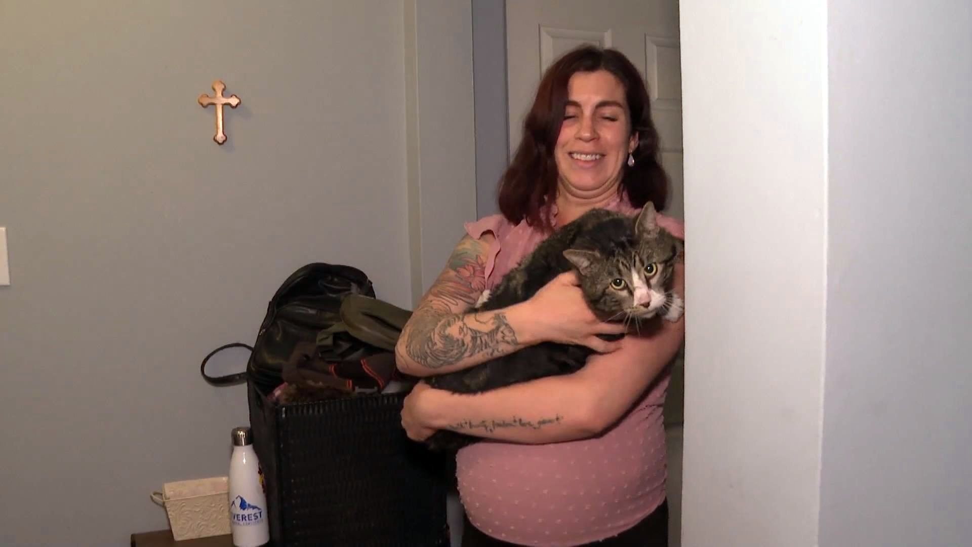 Котката Коби се събра отново със семейството си в Калгари