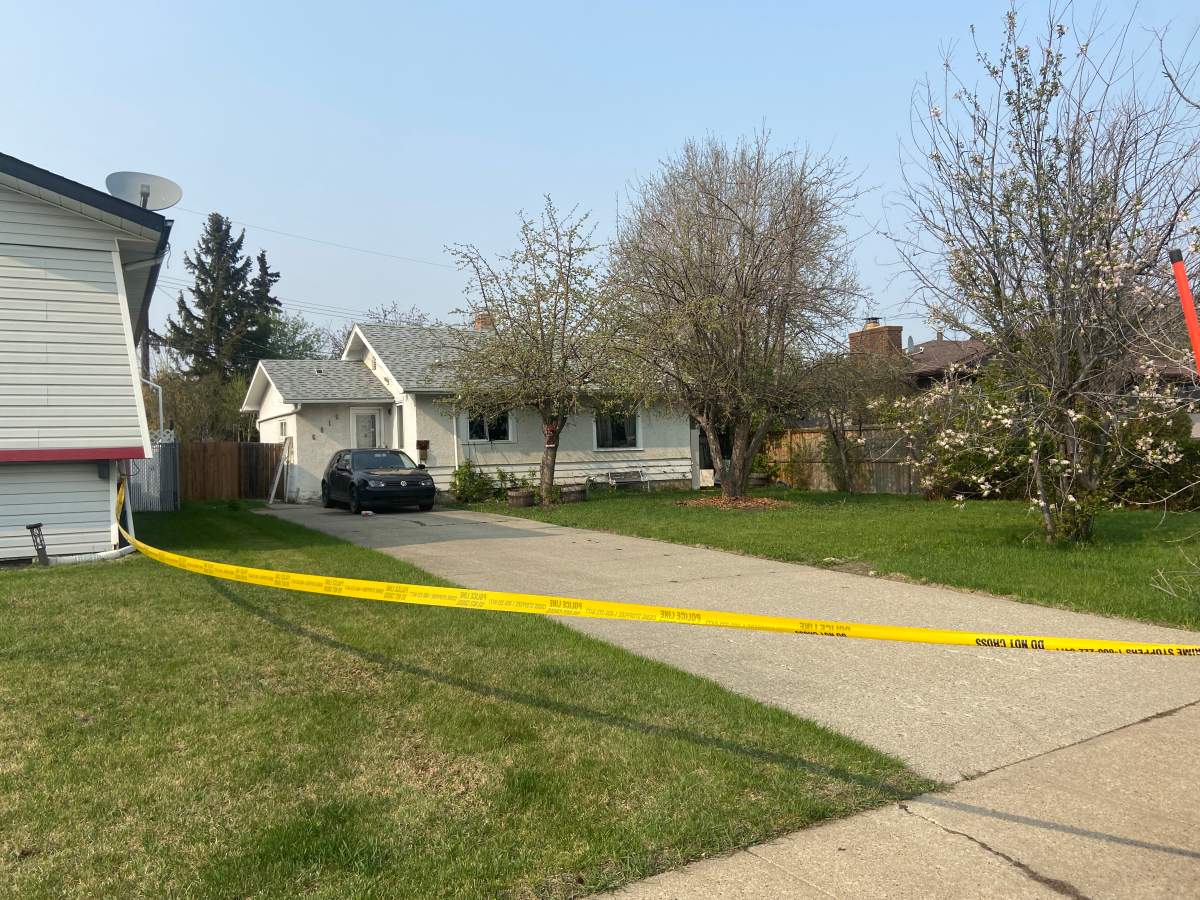 Edmonton police said officers were called to a house in the area of 135A Avenue and 68th Street at about 7:30 p.m. on May 11, 2024. A man's body was discovered inside.