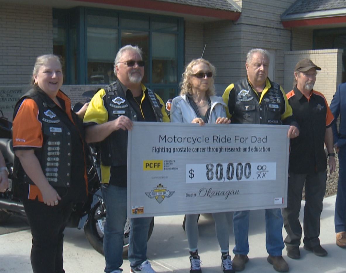 Okanagan chapter of Ride for Dad donates $80K to B