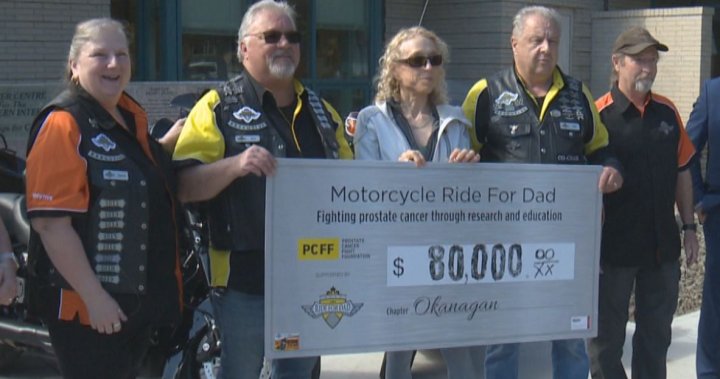 Главата на Okanagan от Ride for Dad дарява $80K на BC Cancer