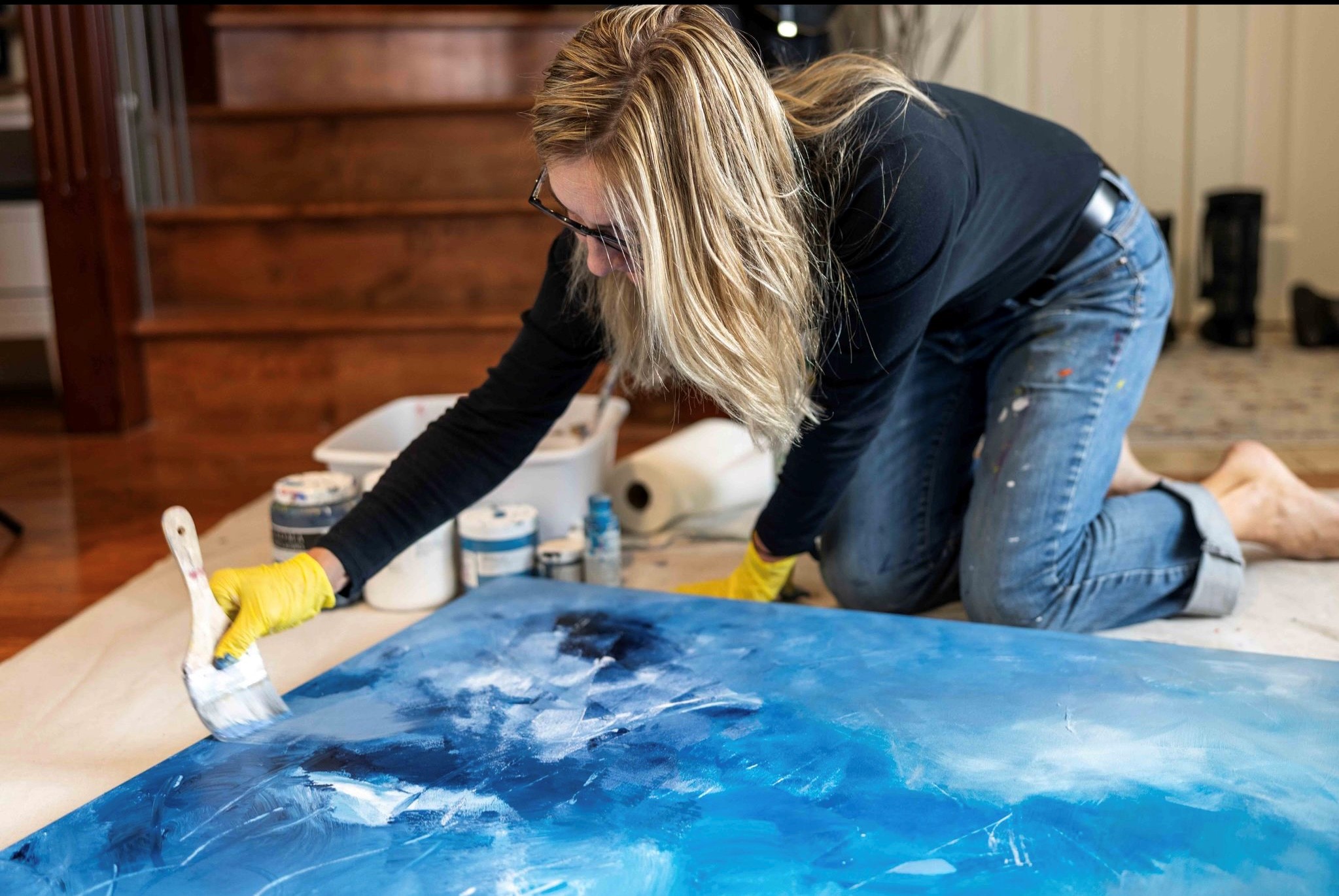 Художниците от Калгари Рита Торп и Мишел Дусет са използвали