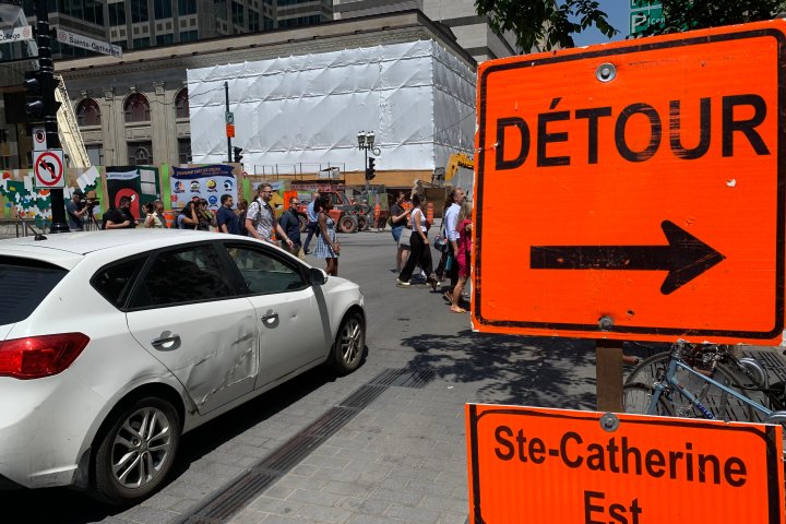 Montreal summer roadwork blitz begins, 44 major road projects planned