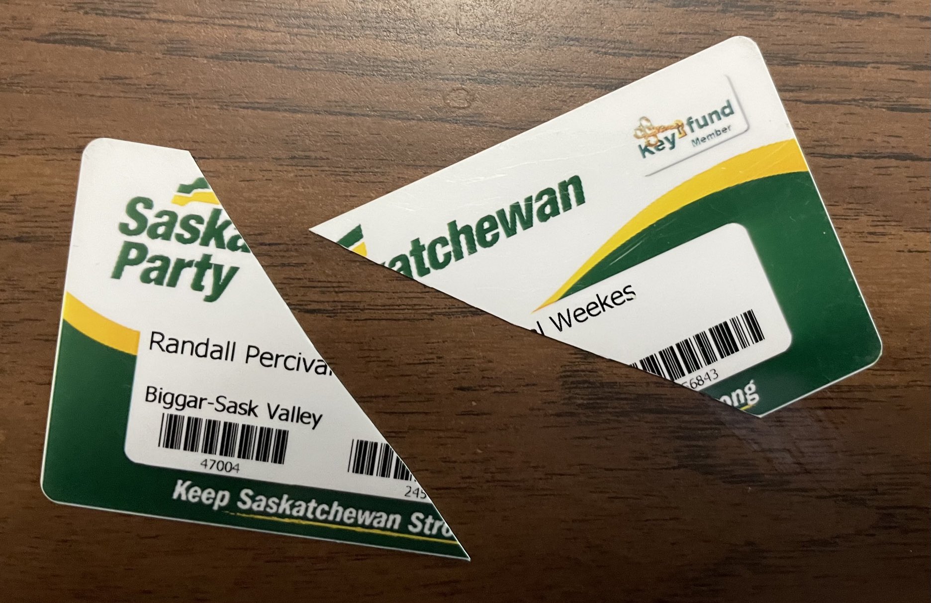 ‘Enough is Enough’: Saskatchewan Speaker cuts up party membership card