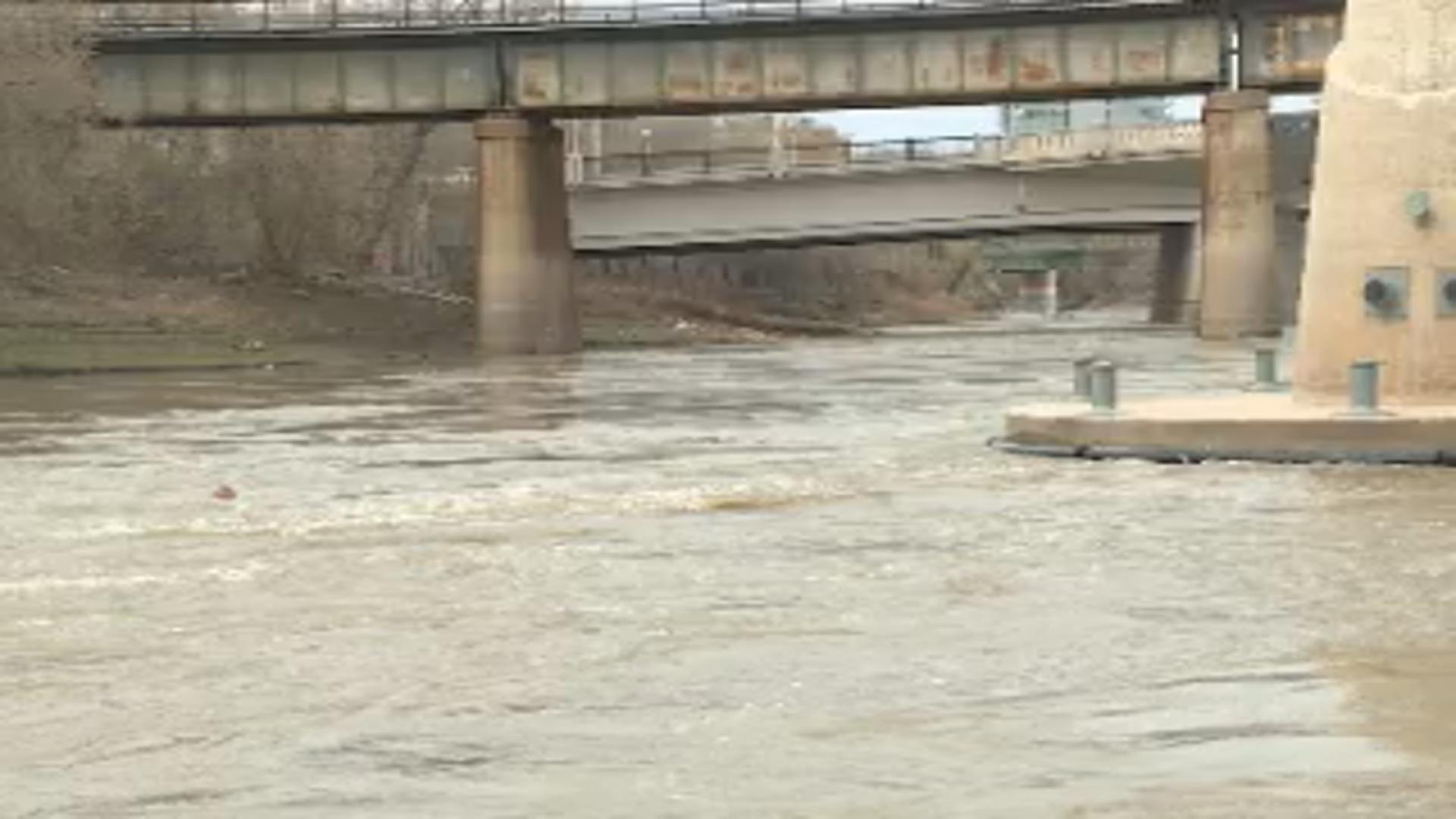 Winnipeg first responders make water rescue from fast-moving Assiniboine River