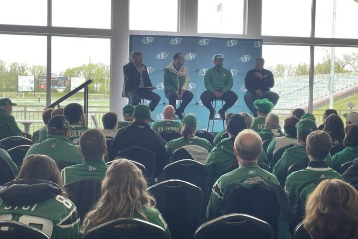 New Roughriders head coach Mace receives standing ovation at ‘State of the Nation’ event