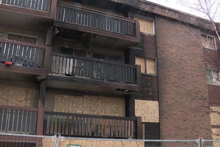 Senior’s body found 3 months after south Edmonton apartment fire; manslaughter charge pending